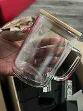 Load image into Gallery viewer, Glass Snow Globe Tumbler