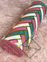 Load image into Gallery viewer, Tangram/Geometric Design Tumbler (Skinny Style ONLY)