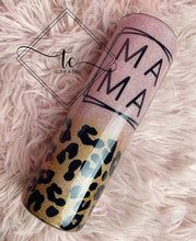 Load image into Gallery viewer, Two Color Glitter/Non-Glitter Ombre Tumbler