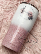 Load image into Gallery viewer, Two Color Glitter/Non-Glitter Ombre Tumbler