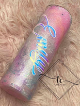Load image into Gallery viewer, Glitter Swirl Tumbler