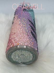 Summer Ombré Rhinestone Tumbler