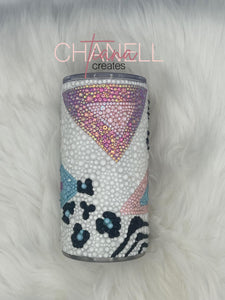 Geometric Rhinestone Tumbler