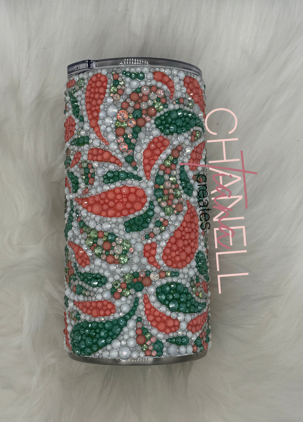 Droplets Rhinestone Tumbler