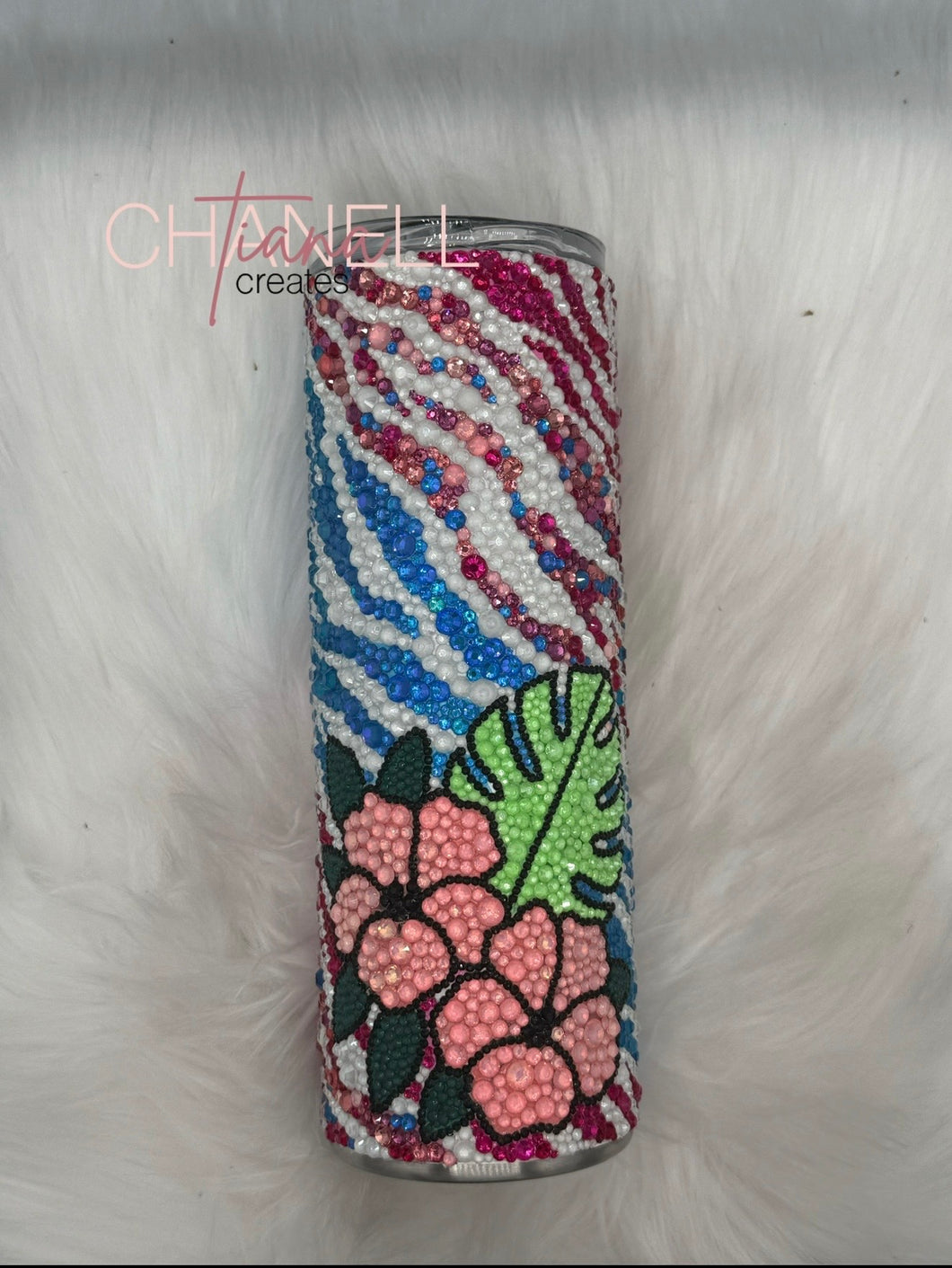 Red White and Blue Zebra