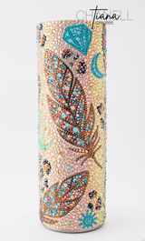 Boho Feathers Tumbler