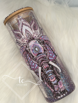 Glass Snow Globe Tumbler