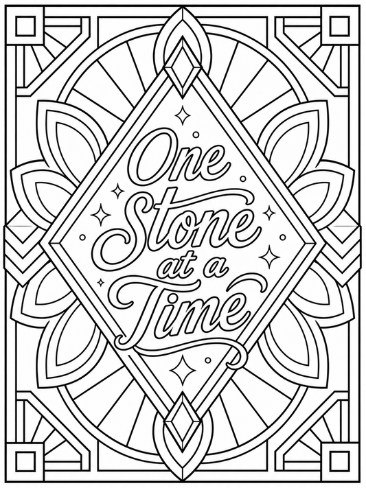 One Stone at a Time Template File