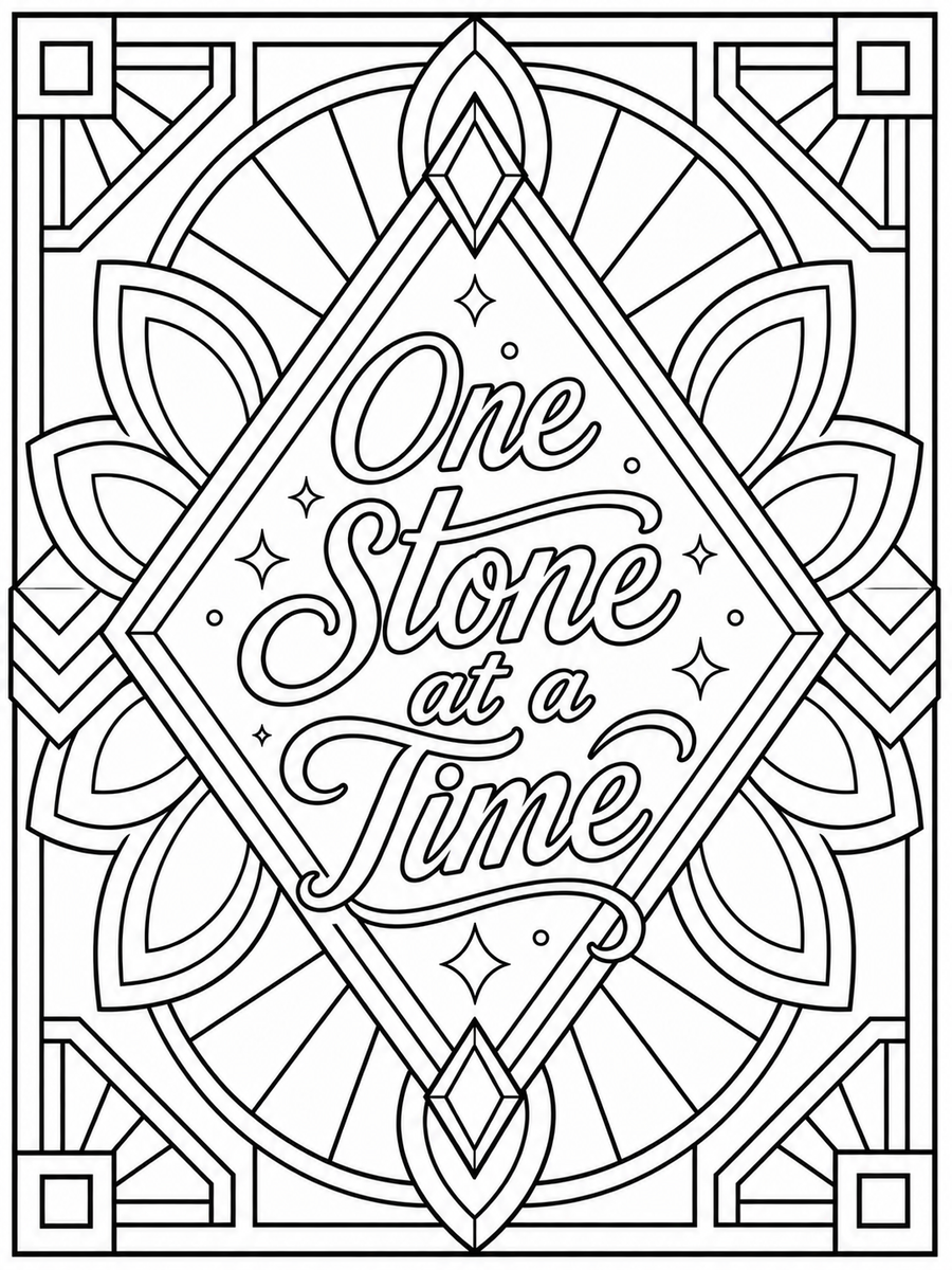 One Stone at a Time Template File