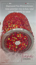 Load and play video in Gallery viewer, Fiery Ombre Rhinestone Tumbler
