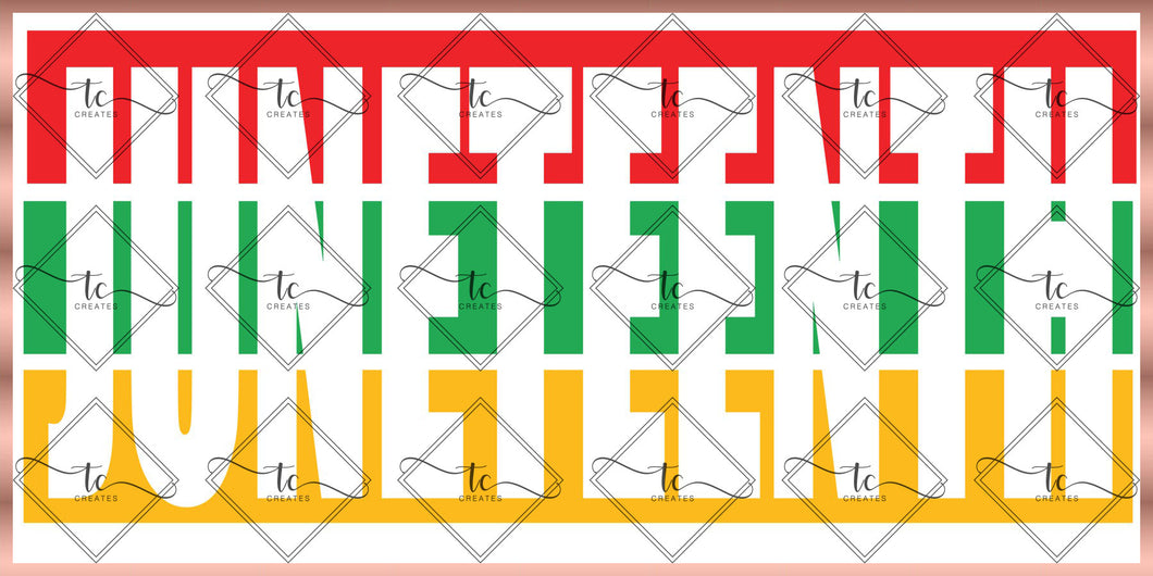Juneteenth Block Digital File