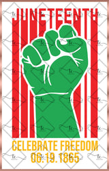 Juneteenth Celebrate Freedom Digital File